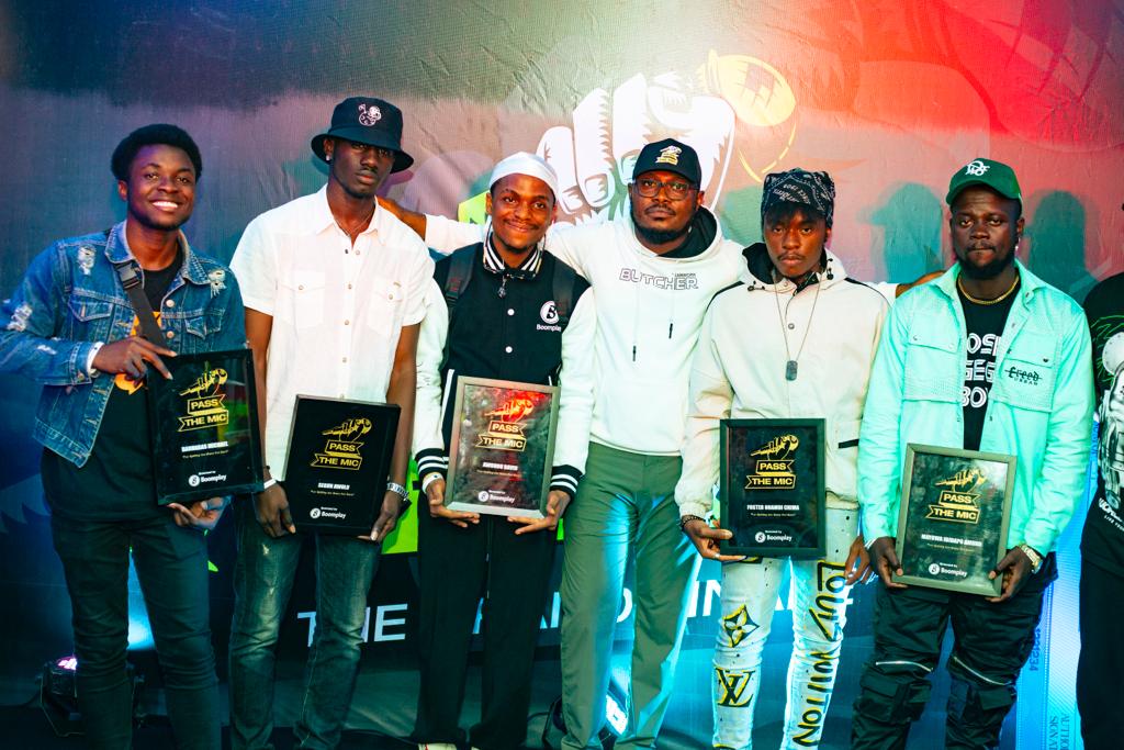 Winners from Boomplay first-ever rap cypher challenge tagged #PassTheMic